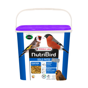 Gold Pâtée Oiseaux Indigènes 5kg - Pâtée grasse avec insectes - NutriBird