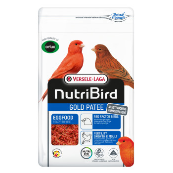 Gold Pâtée Red Factor Bird 1kg - Fatty Red Pâtée - NutriBird