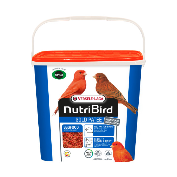 Gold Pâtée Oiseaux Facteur Rouge 5kg - Pâtée rouge grasse - NutriBird