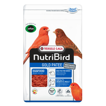 Gold Pâtée Oiseaux Facteur Rouge 10kg - Pâtée rouge grasse - NutriBird