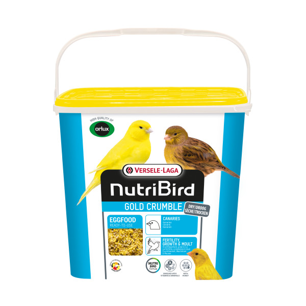 Gold Crumble Pâtée Sèche Canaris  4kg - NutriBird