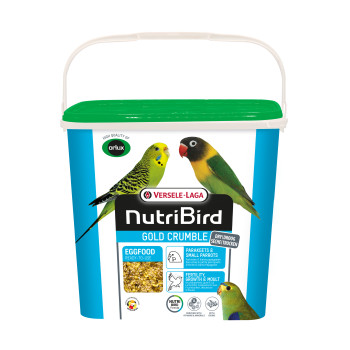 Gold Crumble Ração Seca para Periquitos e Pequenos Papagaios 4kg - NutriBird