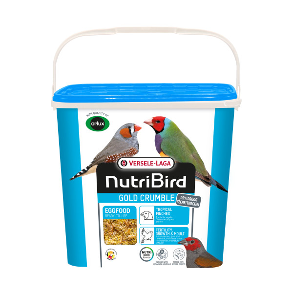 Gold Crumble Droogvoer Exotische Vogels 4kg - NutriBird