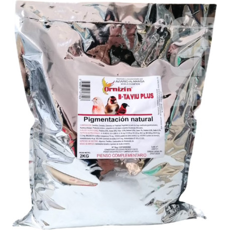 B-Taviu Plus 2kg - Pâtée avec colorant rouge - Ornizin