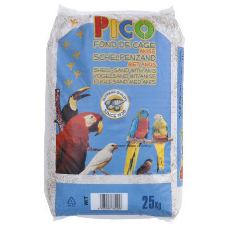 copy of Brown Cage Bottom 25kg - Brown Sand for Birds - PICO