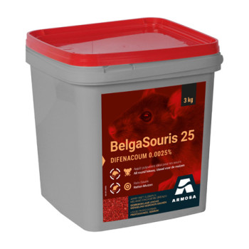 Belgasouris 25 3kg - Seed mix for rats and mice - Bulk