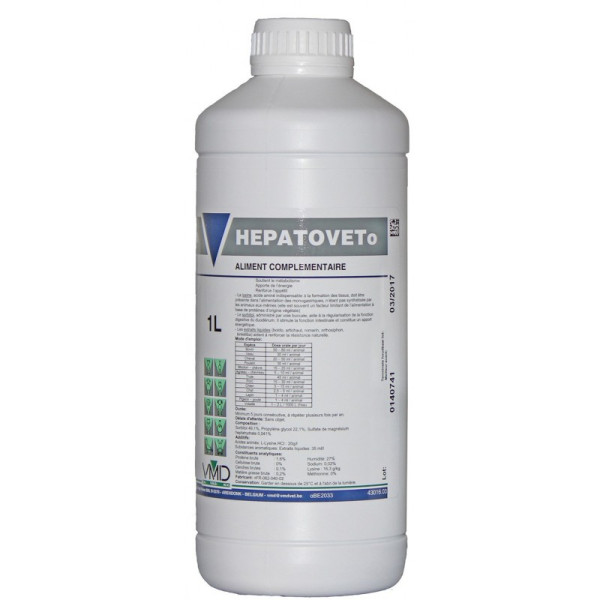 Hepatoveto 1L - Produit pour la digestion - V.M.D.