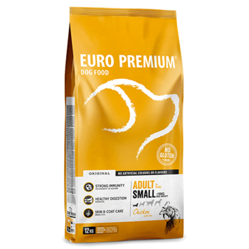 Adult Small Chicken & Rice 3kg - Brokjes voor kleine honden - Euro Premium