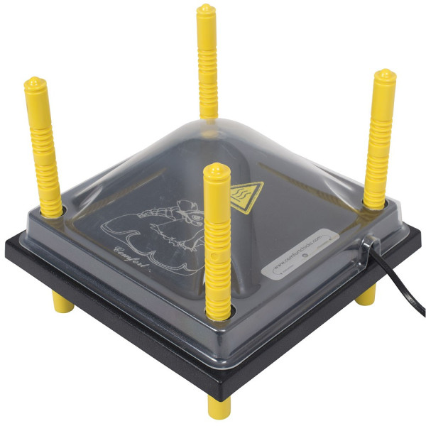 Tampa de proteção de plástico para bandeja aquecida para pintinhos 40x60cm