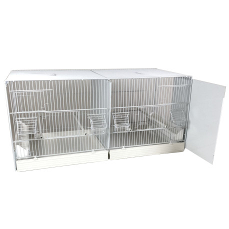 Cage Domus-Molinari 90cm white with removable side walls