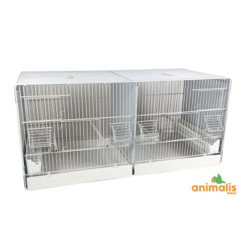 Cage Domus-Molinari 90cm white with removable side walls