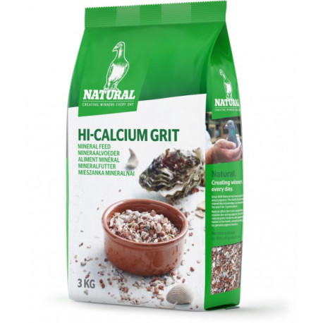 Grit natural alto en calcio 3kg