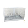 71cm White Bird Cage - Domus-Molinari