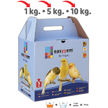 Pastone giallo secco con uova 5 kg - Easyyem