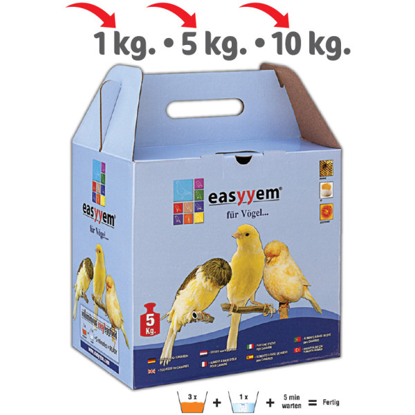 Pastone giallo secco con uova 5 kg - Easyyem