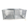 Kooi Domus-Molinari 120x50x58cm chrome met beweegbare wanden