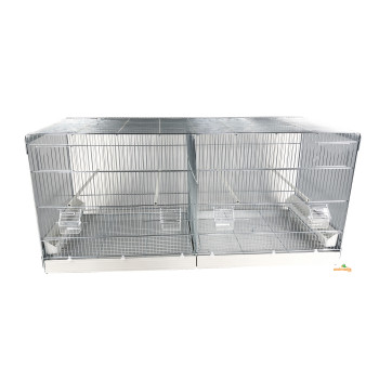 Cage Domus-Molinari 120x50x58cm wit met afneembare wanden