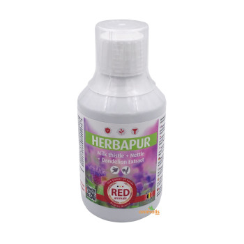 Herbapur 250 ml - estratti di cardo mariano, tarassaco e ortica - Red Animals - 15€