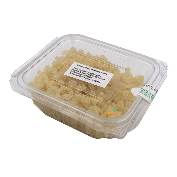 Ananas dobbelstenen 250g - Ornitalia