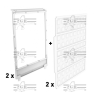 Sistema de unión para jaulas de 58 cm - 2g-r