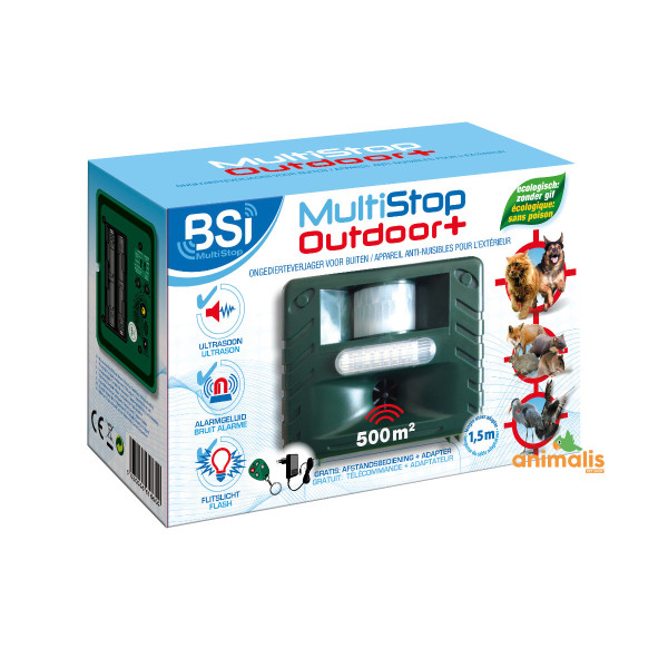 MultiStop Outdoor Plus - Dispositivo a ultrasuoni anti-parassiti - BSI