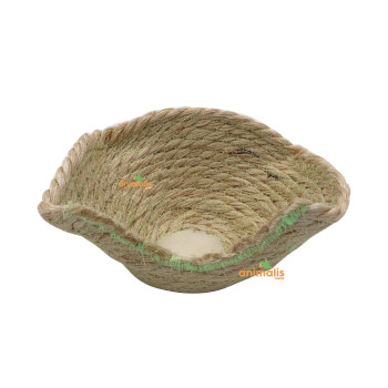 Rechteckiger Sisal-Nestboden für exotische Vögel - 12,5 x 9,5 cm