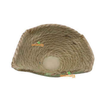 Rechteckiger Sisal-Nestboden für exotische Vögel - 12,5 x 9,5 cm