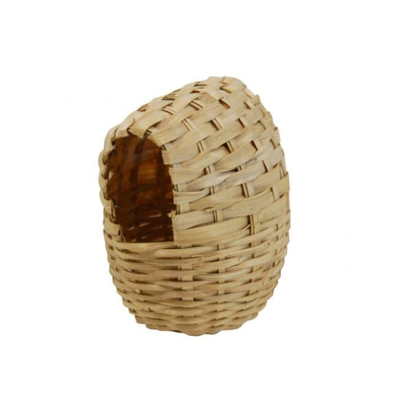 Wicker nest with hooks for exotic birds 10cm