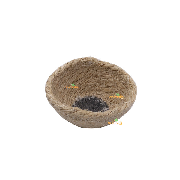 Nido de sisal para aves - ø interior 8 cm