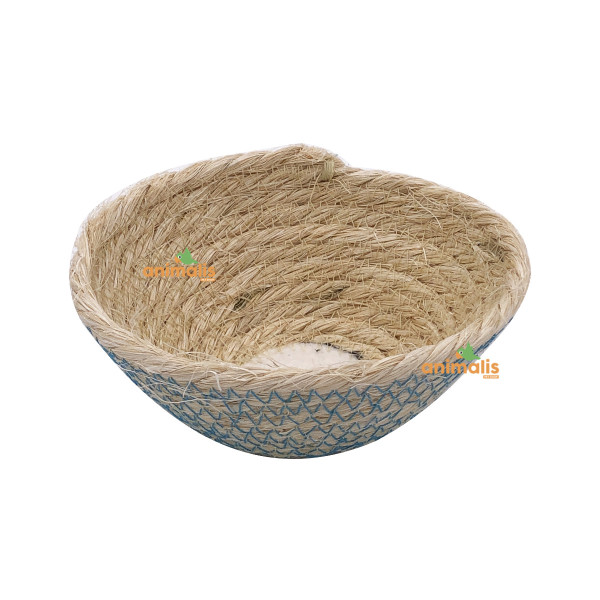 Ninho de sisal para pássaros - diâmetro interno 11,3 cm