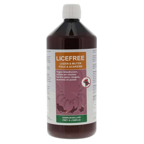 Licefree Liquido Pronto all'Uso 1L - Contro gli acari e i pidocchi