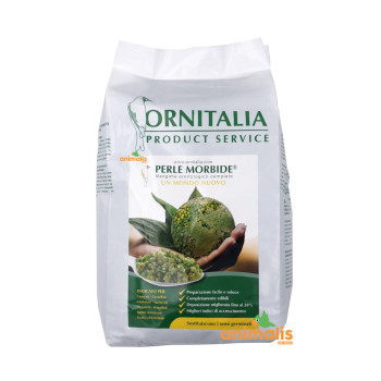 Pérolas macias verdes 4,5kg - A granel - Ornitalia