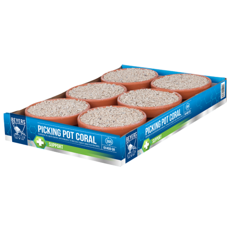 Picking Pot Coral - 6 x 400 GR - Potes para bicarem - Beyers