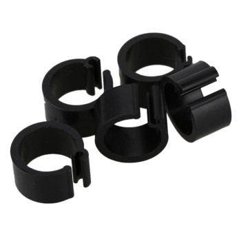 50 Anelli In Plastica Per Piccioni - 9mm x 8mm - Colore: Noir