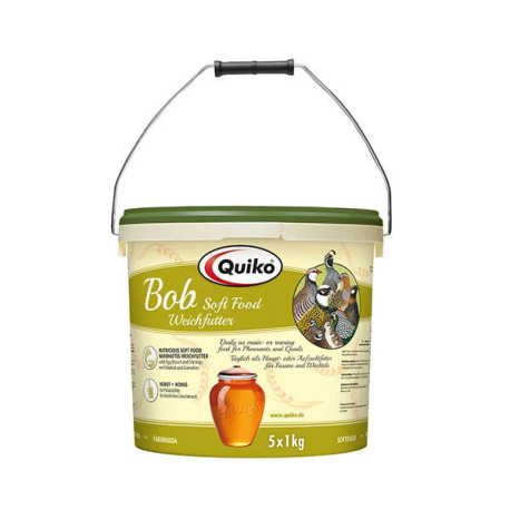 Quiko Bob - Alimento completo para faisanes y codornices 5kg