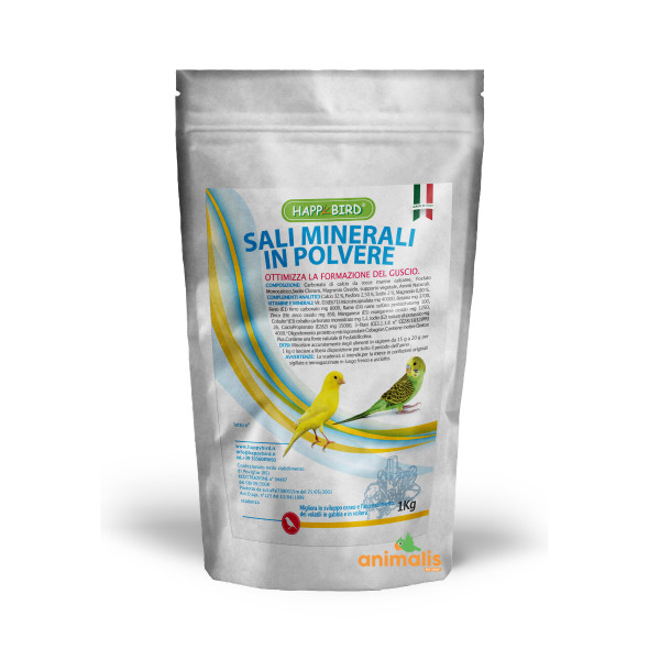 Sali Minerali - Sales minerales en polvo 1kg - Con 32% de calcio