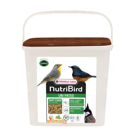 Uni Pâtée 5kg - Alimento Completo Para Pequeños Frugívoros e Insectívoros