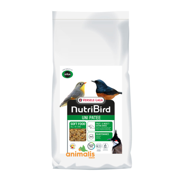 Uni Pâtée 25kg - Alimento Completo Para Pequeños Frugívoros e Insectívoros