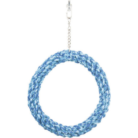 Anel de corda azul 19cm