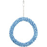 Anello in corda blu 19 cm