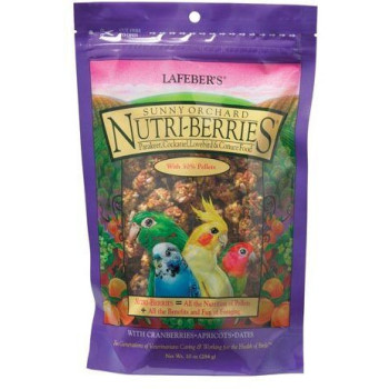 Nutri-Berries "huerto soleado" periquitos 284g