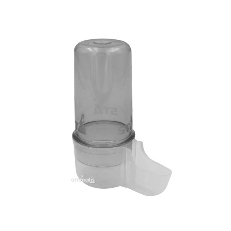 Fuente transparente "COURT LUXE" 80cc para aves - 0,35€ - 2gr