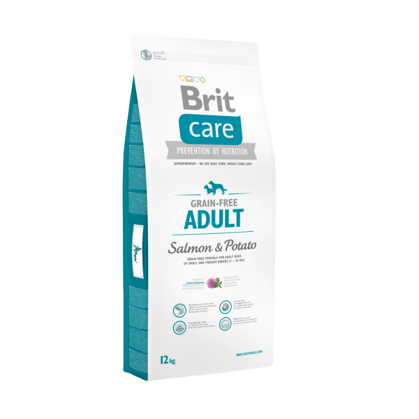 Brit Care Adulto sin cereales Salmón y Patata 12kg