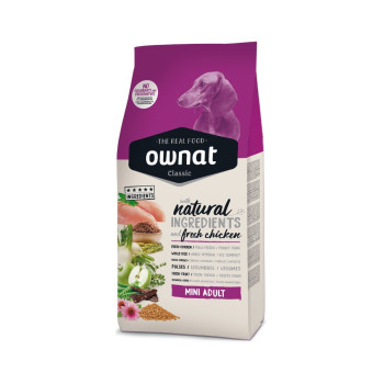 OWNAT Classic Mini Adult para perro adulto de tamaño pequeño 4kg