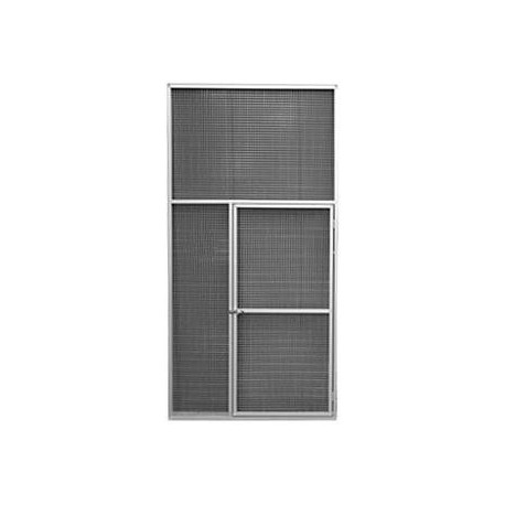 Aviary panel with door - 102.5x200cm - Mesh 13x13x1.05mm