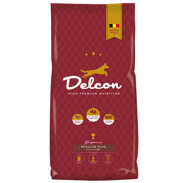 Delcon "Regular Plus" ricco di Agnello 12kg