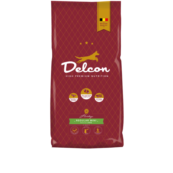 Delcon Adulto Regular Mini rico en cordero 3kg