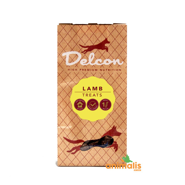 Delcon Snack di agnello 150g - Ghiottoneria all'agnello senza cereali