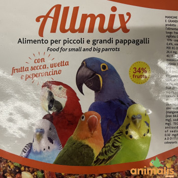 AllMix 1kg - Pasta de frutas y nueces para loros