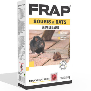 FRAP Wheat Tech Garages & Schuilplaatsen 150 g - Lokmiddel voor Muizen & Ratten